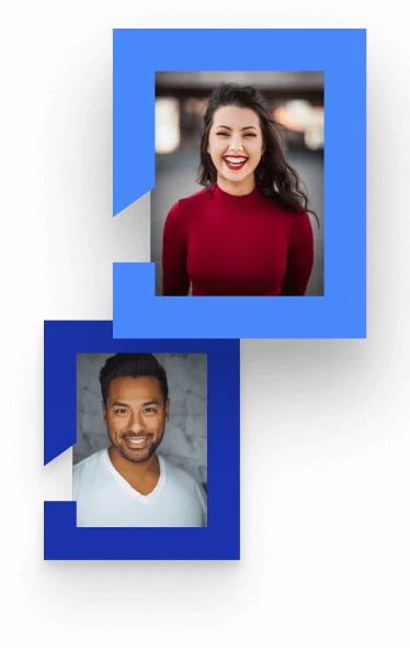 Two agent profile pictures